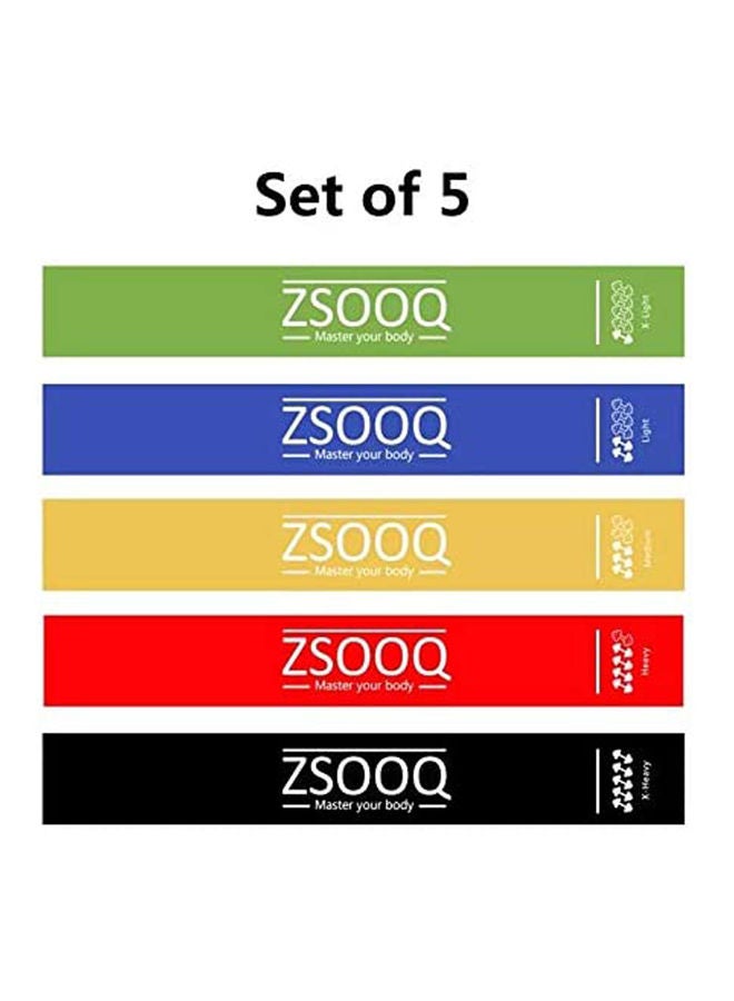 ماركة غير محددة Rubber Bands Resistance To Exercise Various Crossfit 5 Pcs  - Image 2