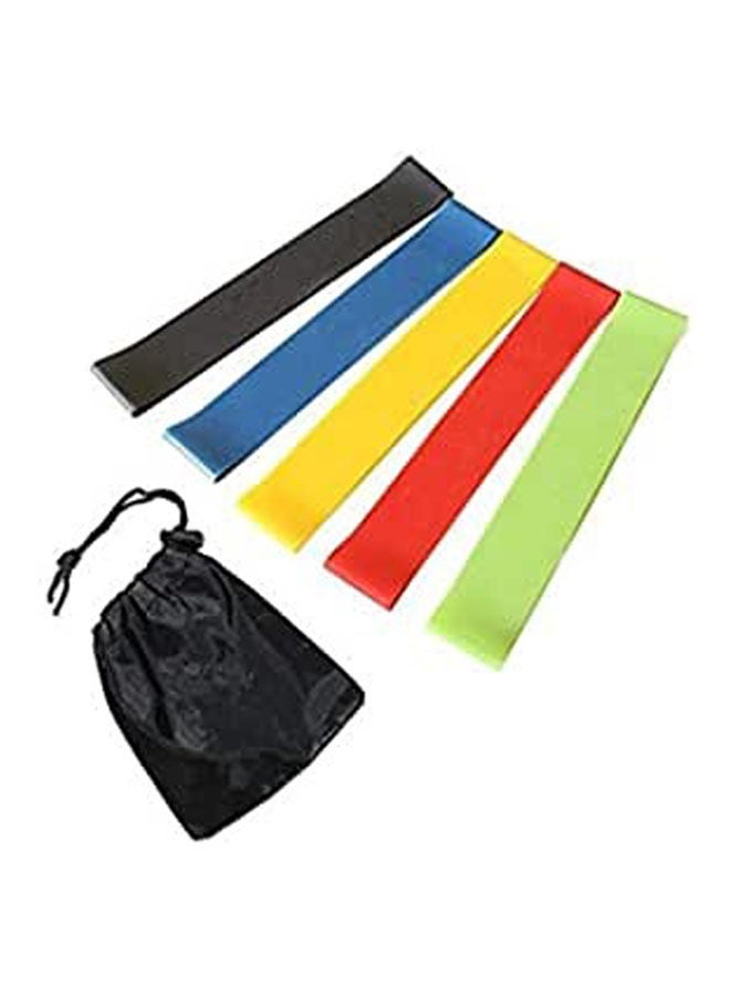 ماركة غير محددة Set Of 5 Loops Exercise Resistance Bands  - Image 1