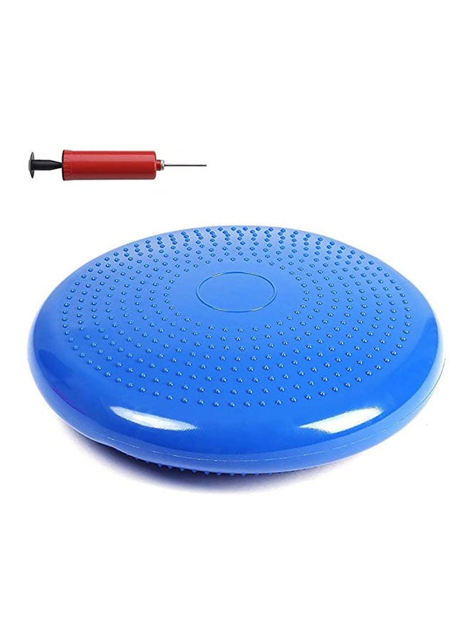 Generic Inflatable Yoga Wobble Stability Balance Ball Disc Massage Cushion Mat  - Image 2