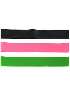3Pcs Sports Exercise Resistance Loop Bands Set Elastic Booty Band Set For Legs And Strength Training