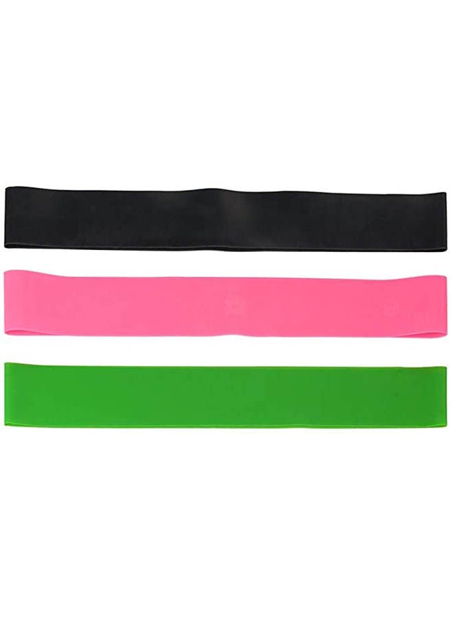 Generic - 3Pcs Sports Exercise Resistance Loop Bands Set Elastic Booty Band Set For Legs And Strength Training - Image 1