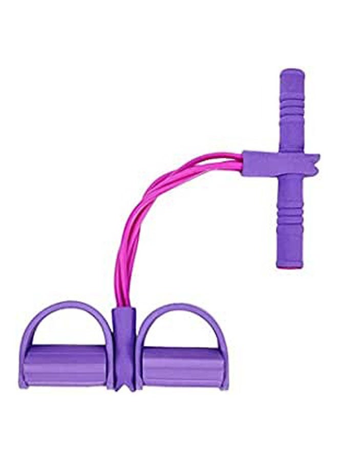 Generic Resistance Training Leg Exerciser Pull Rope Bands Yoga Fitness Foot Pedal Pull Ropes Sit-Up Bodybuilding Expander For Home Gym Equipment  - Image 1