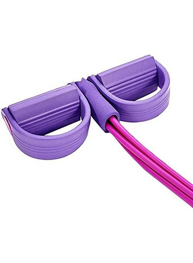 Generic Resistance Training Leg Exerciser Pull Rope Bands Yoga Fitness Foot Pedal Pull Ropes Sit-Up Bodybuilding Expander For Home Gym Equipment  - Image 2