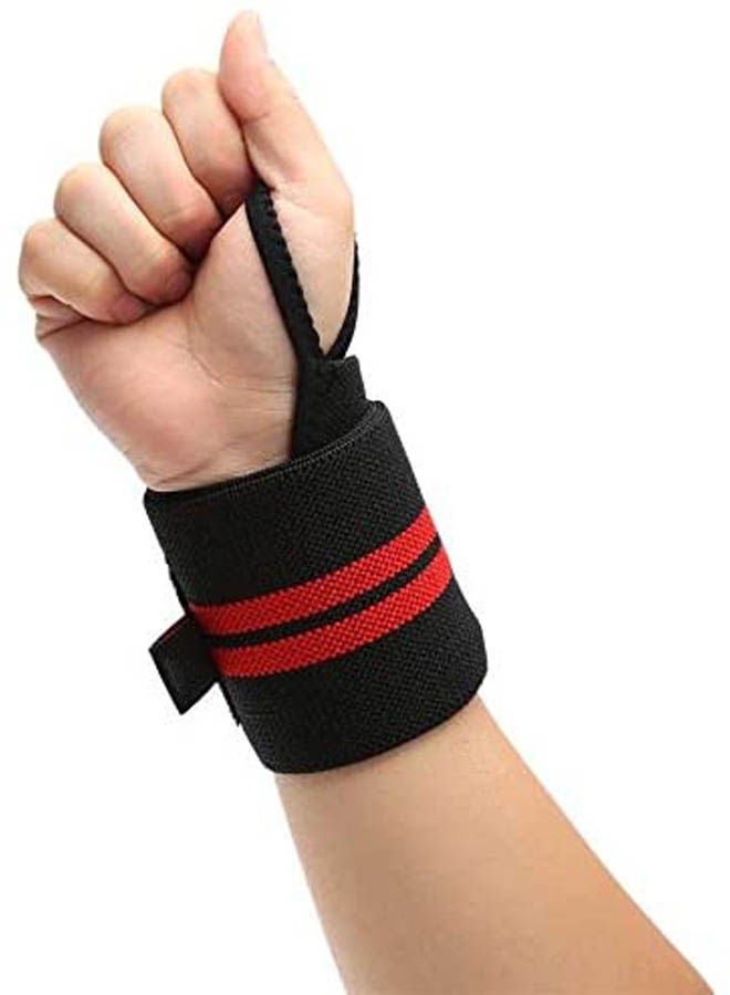 Generic 1pc Wrist Brace Weightlifting Workout Gym Strap Support Grip Glove Body Building 40x7.5cm  - Image 1