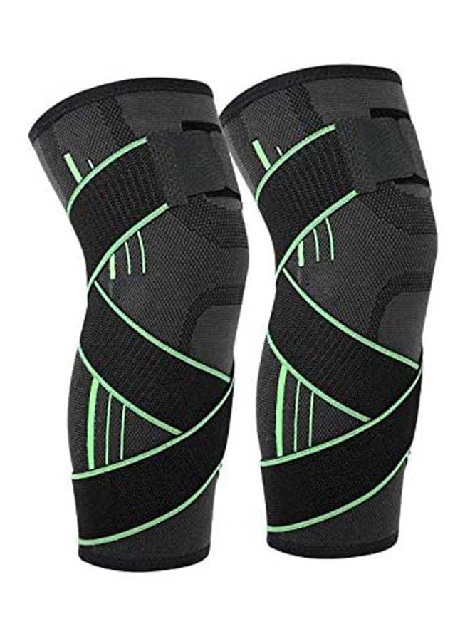 ماركة غير محددة Compression Protective Sleeves Sport Knee Brace L  - Image 1