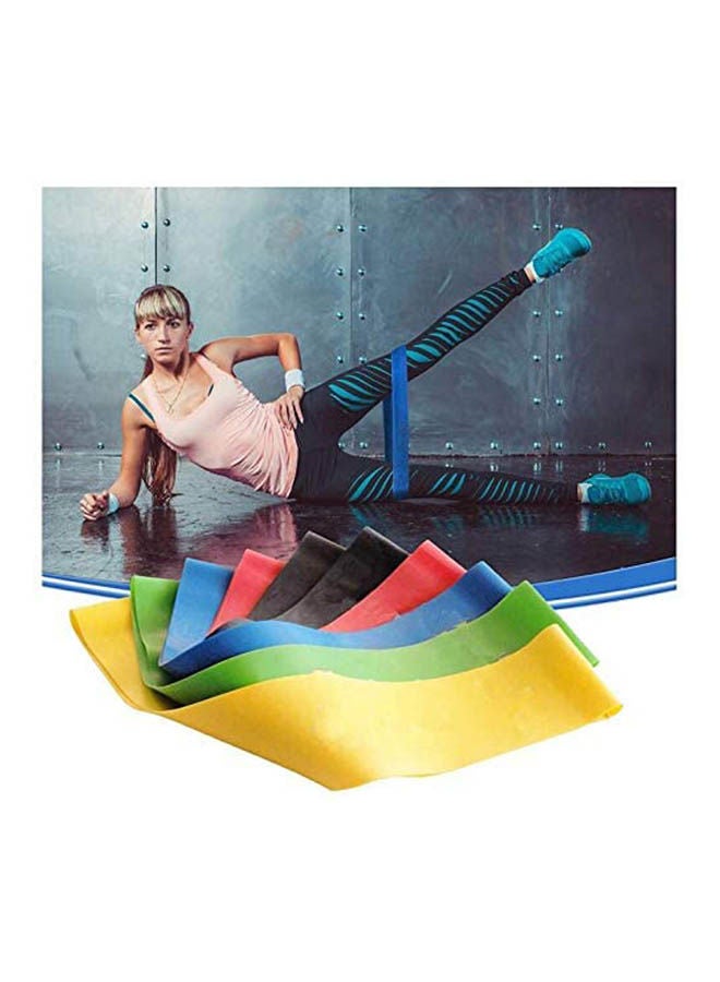 Generic Colorful Resistance Band Fitness Latex Gym Strength Training Rubber Loops Bands Fitness Equipment Yoga Exercise Pull Rope Elastic Bands For Fit  - Image 2