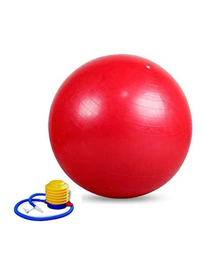 ماركة غير محددة Gym Ball Exercise Fitness Aerobic Yoga Core Swiss Workout Dual Action Pump 65cm  - Image 2