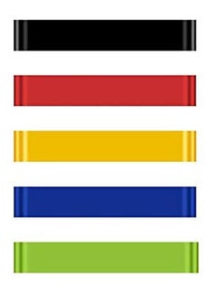 Loop Resistance Bands - Resistance Loop Exercise Bands Set Of 5