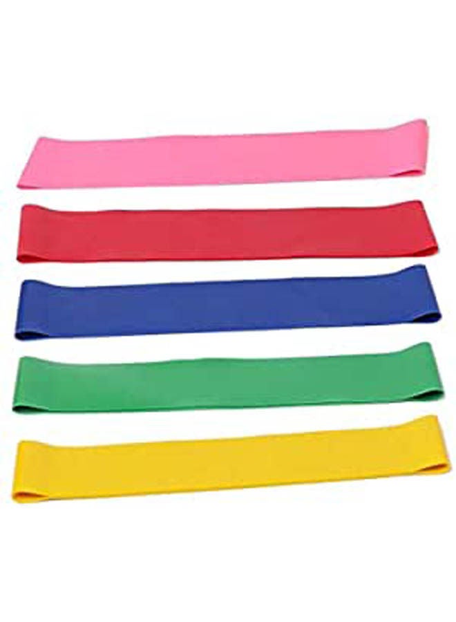 Generic 5Pcs/Set Resistance Bands Workout Fitness Gym Equipment Rubber Loops Latex Yoga Strength 60cm 