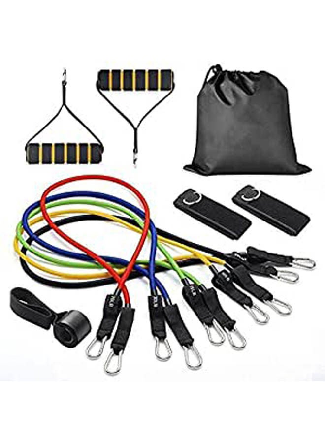 1Pack Resistance Bands Set- Include 5 Stackable Exercise Bands