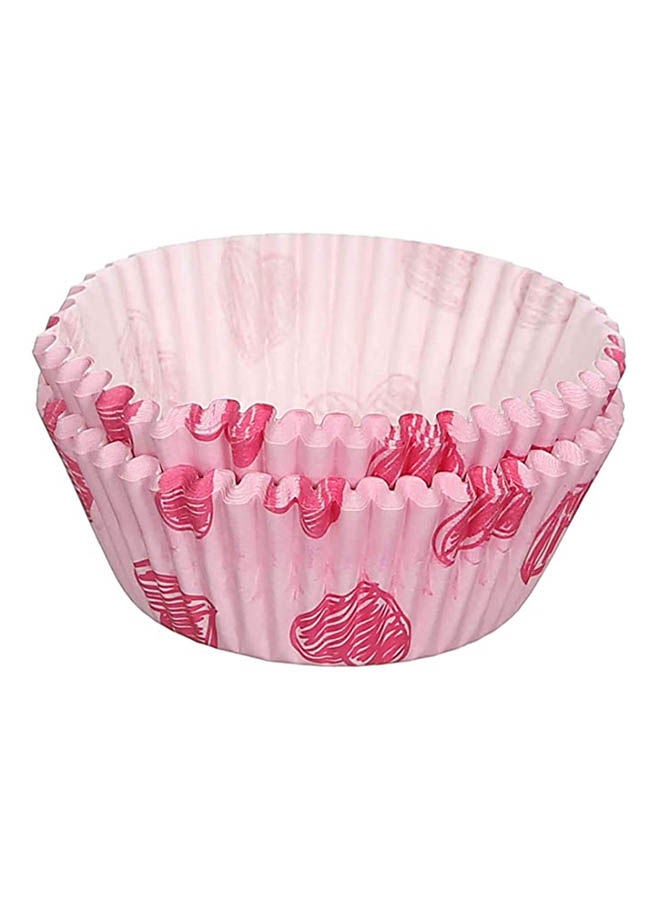 Paper Muffin And Cupcake Molds Set 60 Pieces Pink