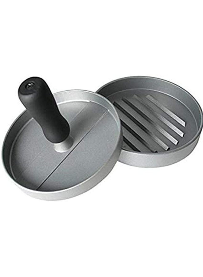 ماركة غير محددة Cooking Tools Hamburger Maker Burger Press Meat Press Cookware Kitchen Dining Bar Tool Silver  - Image 1