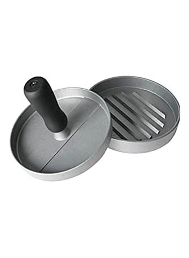 ماركة غير محددة Cooking Tools Hamburger Mold Manual Burger Press Mold Burger Maker Cookware Kitchen Dining Bar Tool Silver  - Image 1
