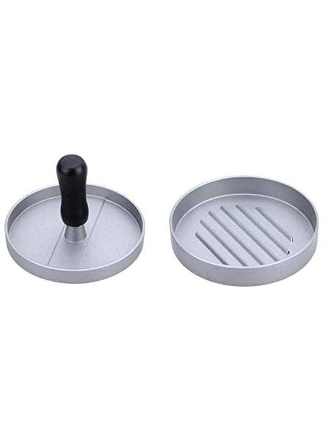 ماركة غير محددة Cooking Tools Hamburger Maker Burger Press Meat Press Cookware Kitchen Dining Bar Tool Silver  - Image 2