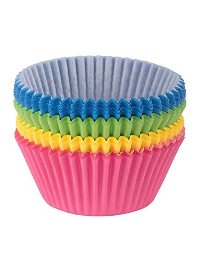 Cupcake Liners Mini Paper Baking Cup Bottom Colorful - 100 Pieces Multicolour