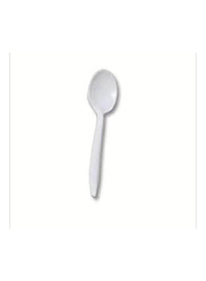 Disposable Spoons 25 Pieces White