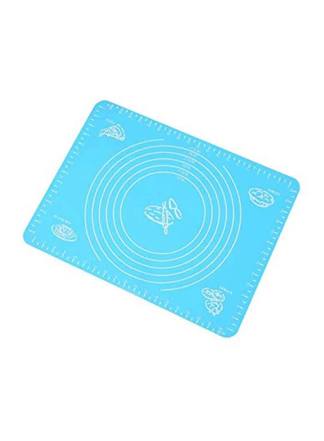 Extra Large Multipurpose Pastry Mat Heat Resistant Nonskid Table Mat Countertop Protector Blue  - Image 1