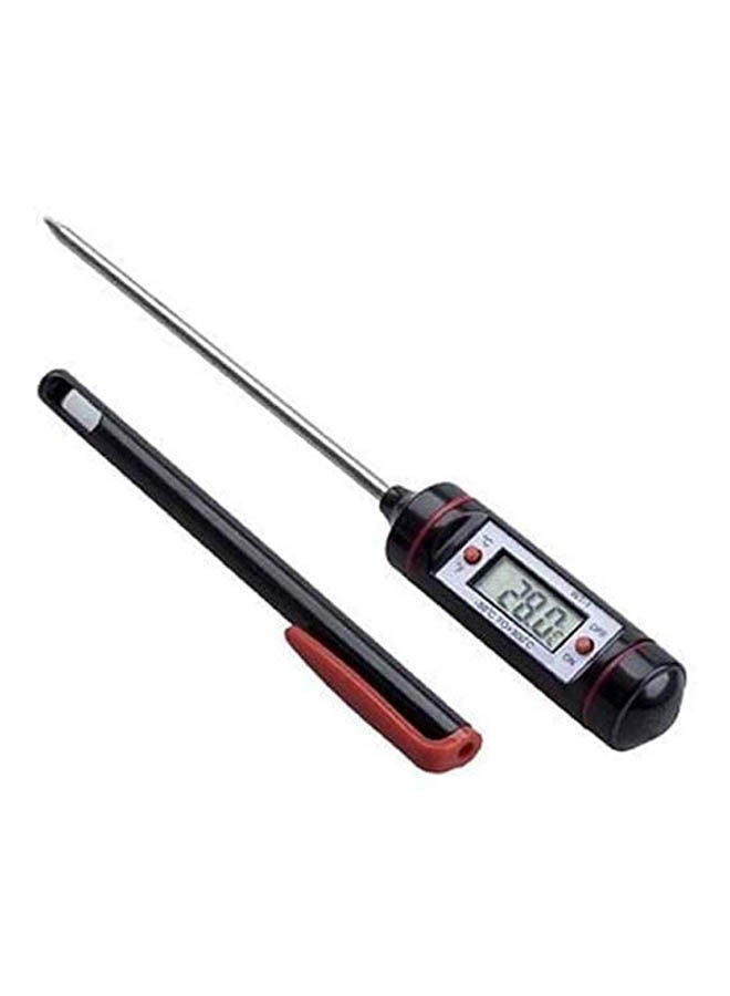 Food Thermometer Barbecue Cooking Meat Black 