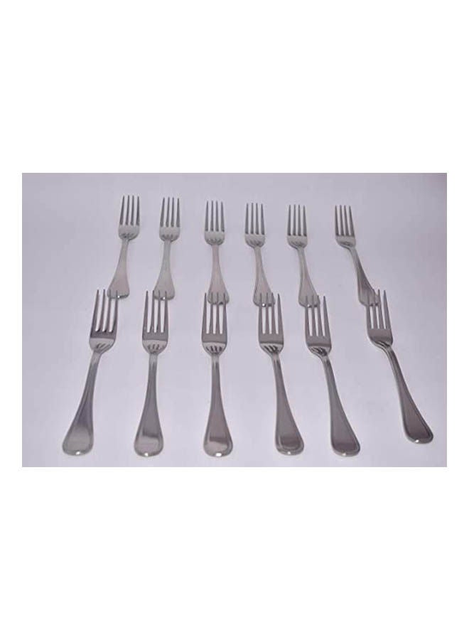 Fork Set Of 12 Silver