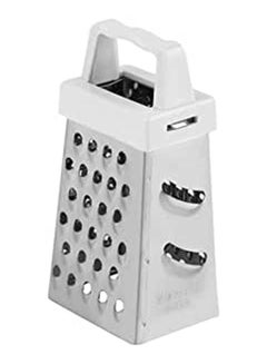 Generic Four Sided Cheese Grater Stainless Steel Vegetable Box Grater Slicer Silver 