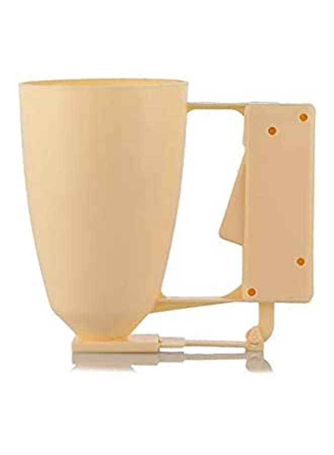 Handle Cake Making Helper Cup Pastry Batter Dispenser Meatball Mould Maker Yellow