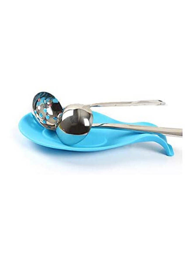Heat Resistant Spoon Rest Kitchen Storage Tray Household Restaurant Dinnerware Mat Cooking Blue  - Image 2