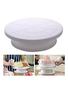 Generic Imported Rotating Base To Decorate Cake White 28cm 