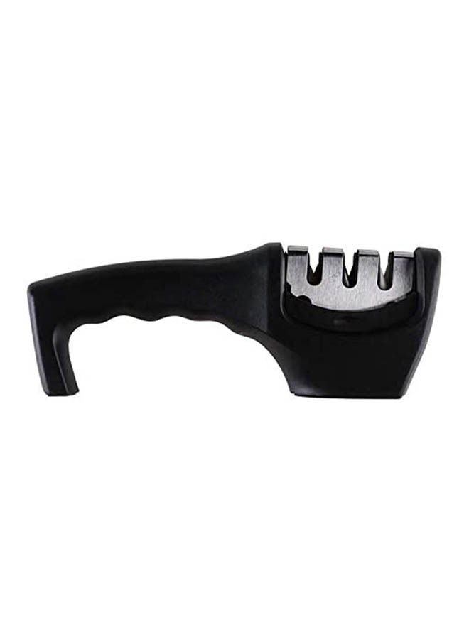 Knife Sharpener With 3 Blades Black 
