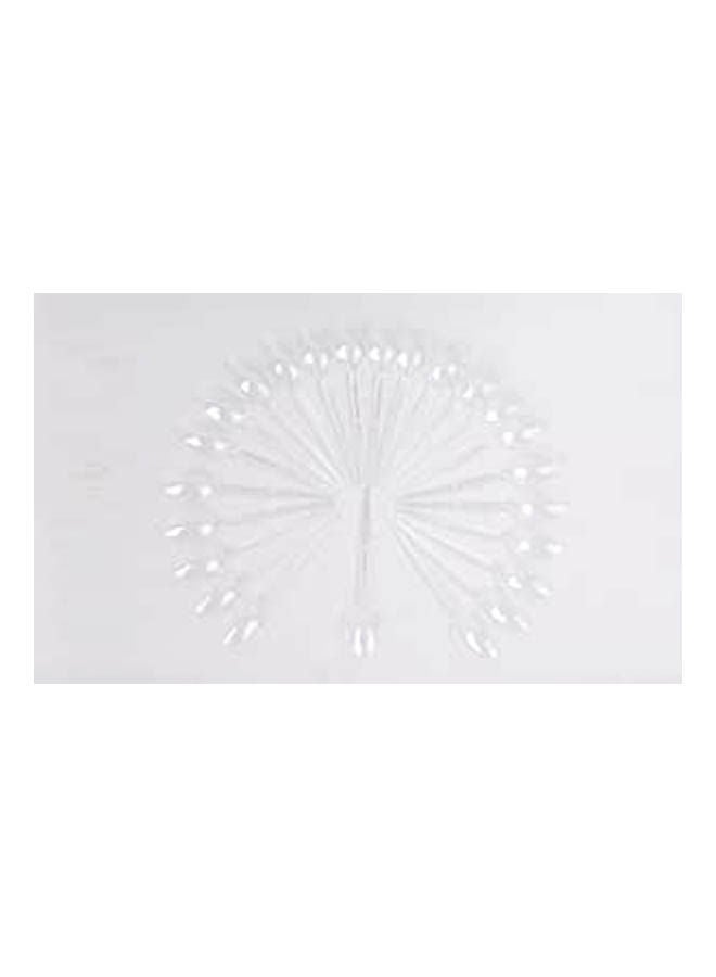 Large Spoons 24 Pcs Clear