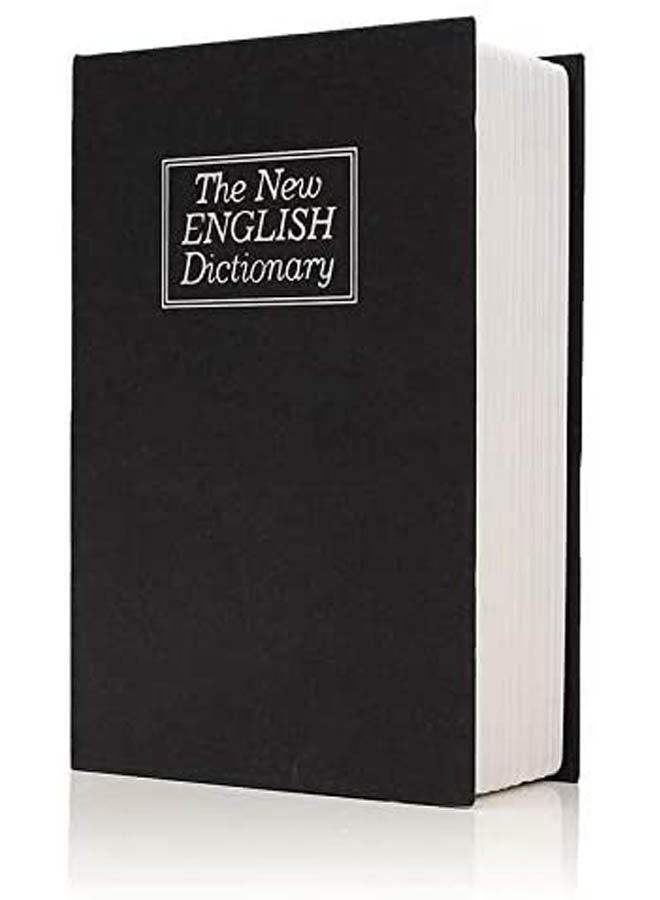 Generic - Small Metal Safe In The Form Of A Real Book To Save Money Black - Image 1