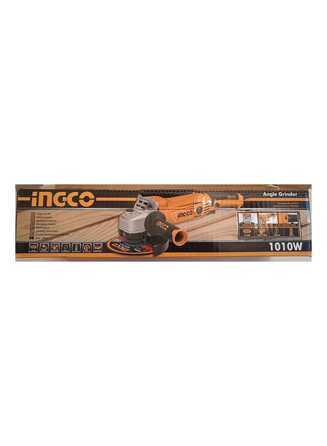 INGCO Angle Grinder 5 Inch 1010 Watt Speeds Yellow/Multicolour  - Image 1