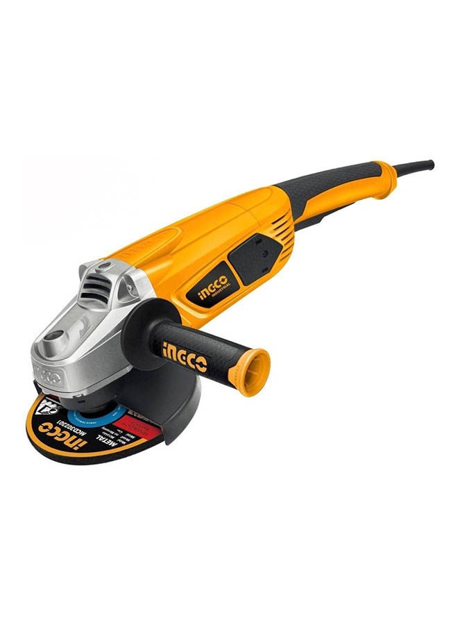 إنجكو Grinding And Segmental Missile 9 Inches 2350 Watts Model Ag23508 Yellow/Multicolour