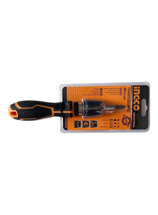 INGCO Akisd0808- Screwdriver Set - 7 Pcs Multicolour - Image 2