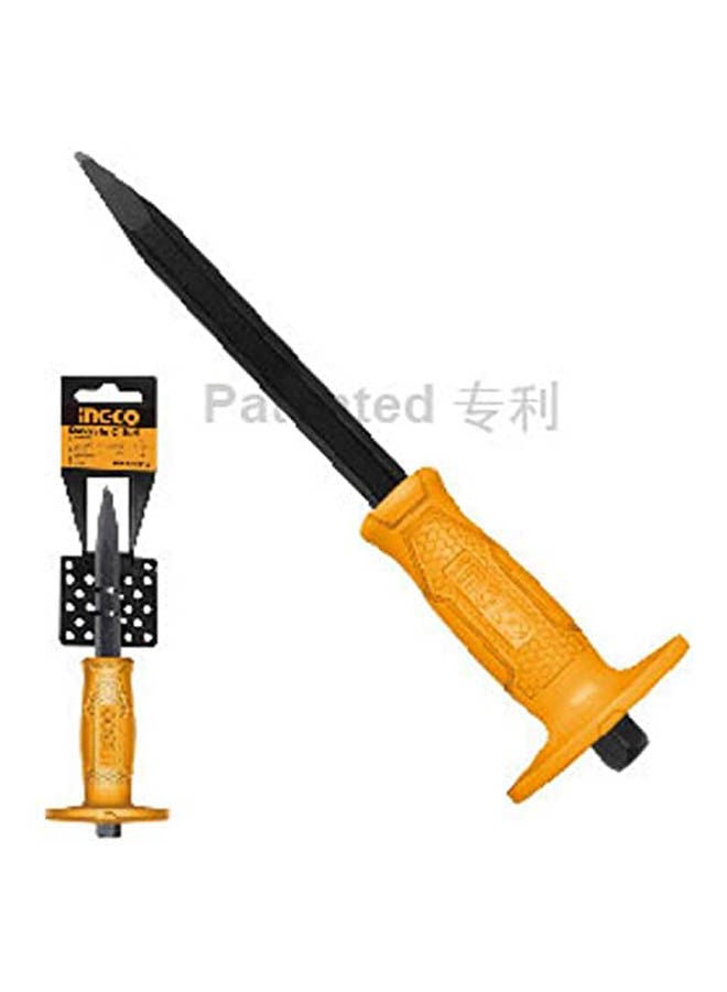 INGCO Concrete Chisel -10In Yellow/Black - Image 2