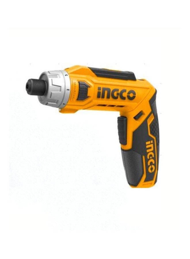 INGCO Cordless Screwdriver 8 V Lithium-Ion Battery Black/Multicolour  - Image 1
