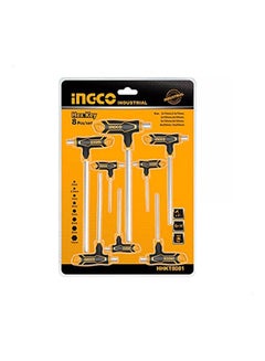 INGCO Hhkt8081 Heavy Duty Hex Allen Key Set - 8 Pieces Multicolour 