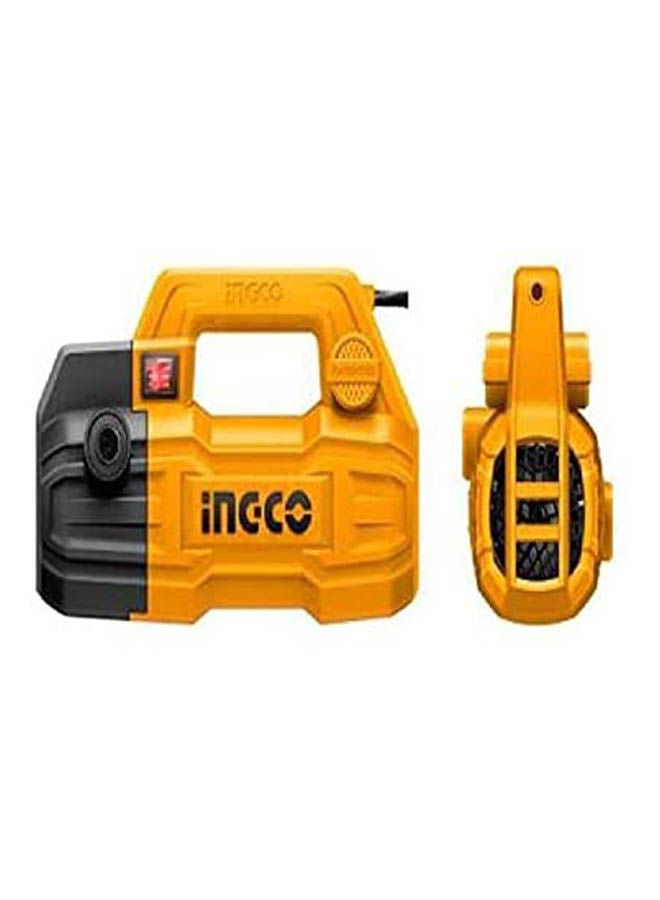 INGCO Hpwr15028 High Pressure Washer, 100 Bar - 1500 Watt Yellow/Black  - Image 1