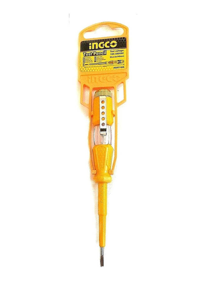 INGCO Hsdt1408 3 In 1 Test Pencil (140Mm, Small) Yellow 