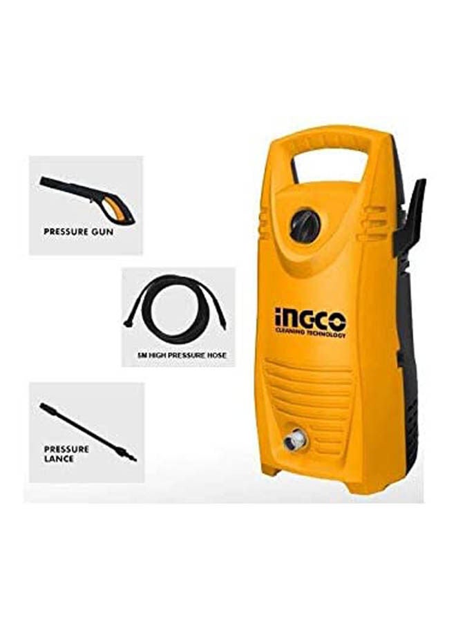 INGCO Hpwr13003 High Pressure Washer Yellow/Black  - Image 2