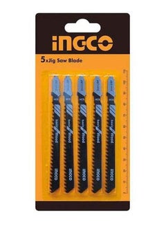 INGCO Jig Saw Blade Set 6 Pieces Jbt111C Black/Silver 