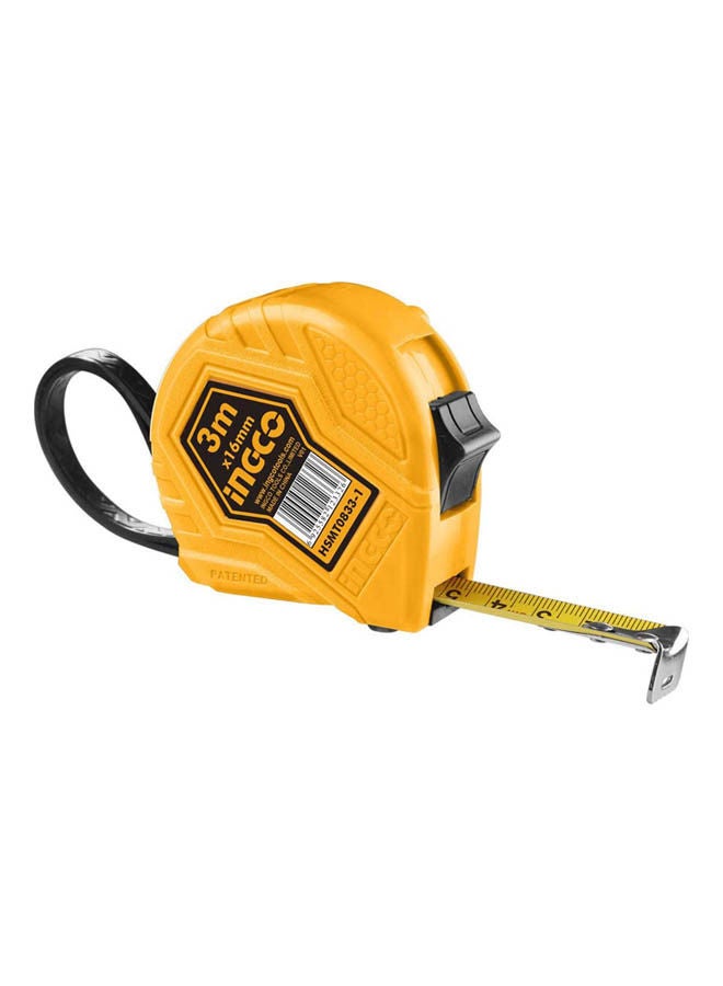 إنجكو - Steel Measuring Tape 3M Yellow/Black - Image 1