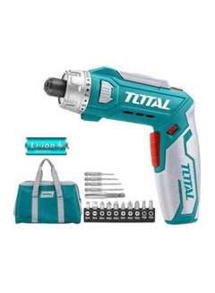 Total Tools Screwdriver Digger 8 Volt With 17 Pieces Item 4390 Blue/Multicolour  - Image 1