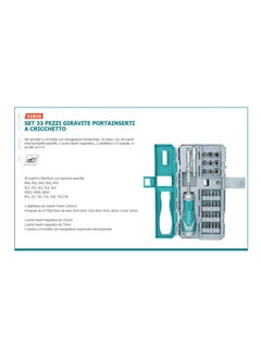 Total Tools Multi Screwdriver Kit - 33 Pcs Set Grey/Blue  - Image 2