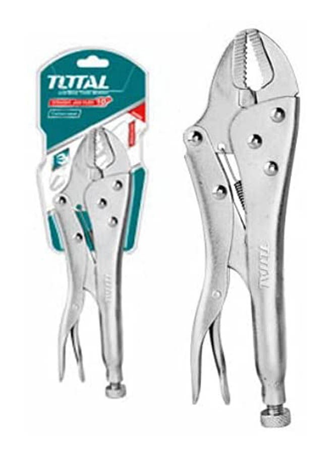 Total Tools Straight Jaw Plier 10 Inch Tht191002 Silver