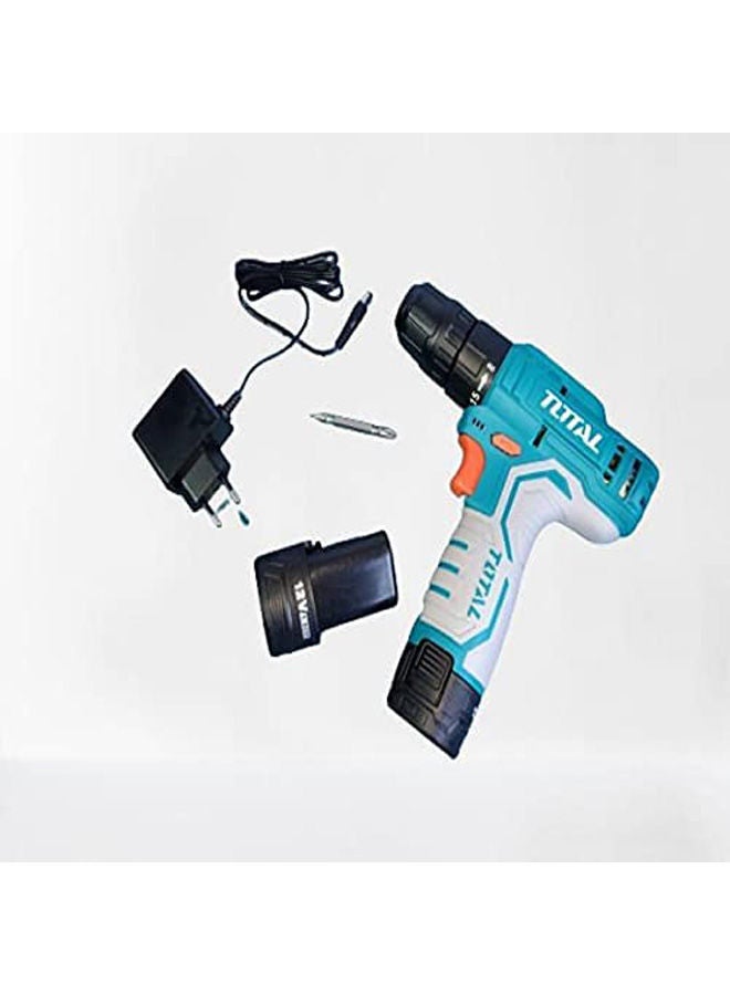 TOTAL Schneur 12 Volt Battery With 2 Batteries Green