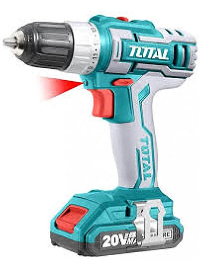TOTAL Lithium-Ion Cordless Drill BLue 10mm - Image 2