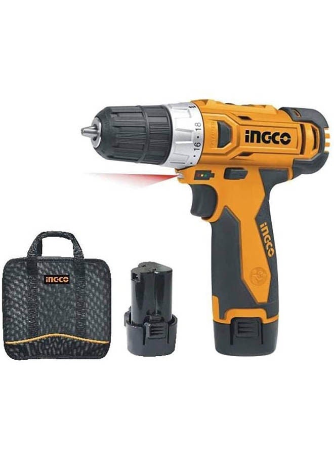 INGCO Schneur 10Mm 12V Lithium Battery 2 Batteries Orange 