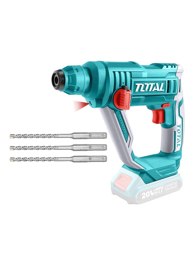 Total Tools Total Rotary Hammer Li - Ion 20V Trhli1601 Multicolour 28.2 x 21.2 x 8.2cm  - Image 1