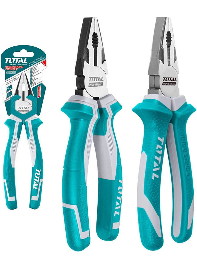 TOTAL Combination Pliers 6 Inch - 160 Mm Blue - Image 1