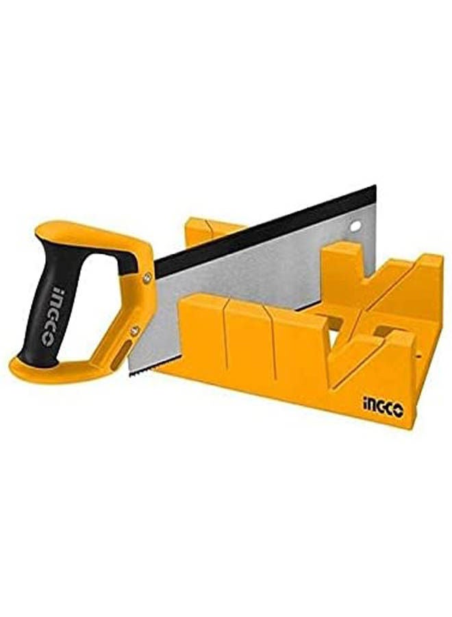 INGCO Mitre Box And Back Saw Set - Hmbs3008 Orange 